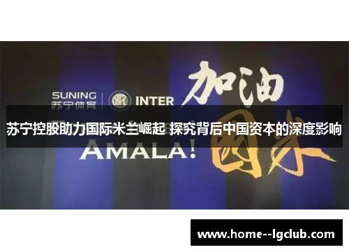 苏宁控股助力国际米兰崛起 探究背后中国资本的深度影响 苏宁控股助力国际米兰崛起 探究背后中国资本的深度影响